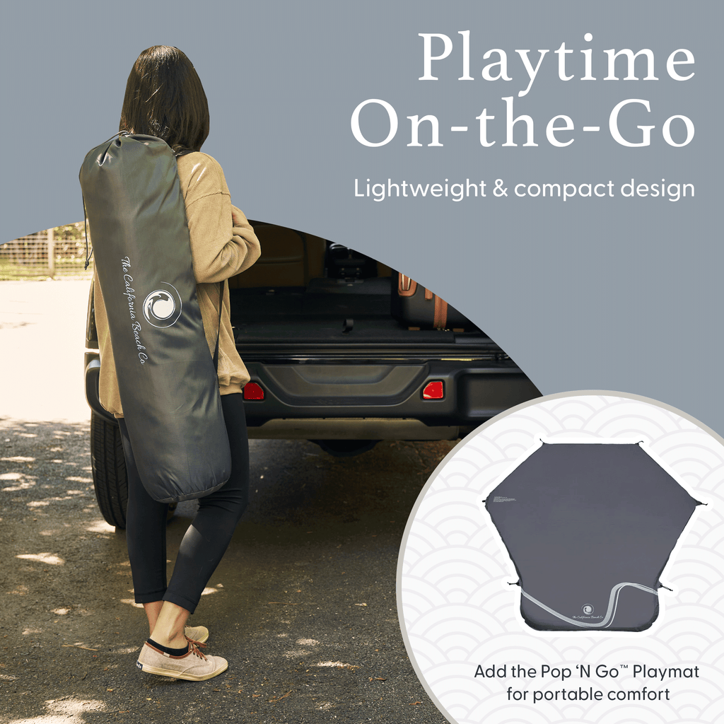 Pop 'N Go Playpen portability features infographic LP9